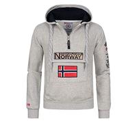 Geographical Norway Herren-Sweatshirt Gymclass Blended Grau Größe M