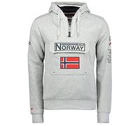 Geographical Norway Herrenpullover Gymclass Blended Grey Größe S