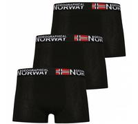 Geographical Norway 3er-Pack Boxershorts für Herren, Schwarz , Large