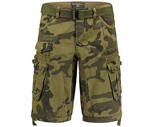Geographical Norway Herren Cargo Short Camouflage (KAKI, X X X Large)
