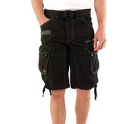 Geographical Norway Herren Cargo-Short People Größe 3XL Schwarz