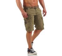 Geographical Norway Herren Cargo Shorts Cargoshorts (X X X Large, Mastic)