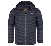 Geographical Norway Herren Herbst Winter Jacke Steppjacke Stehkragen Übergangs, Farbe:Navy, Größe:L