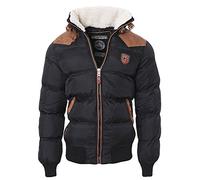 Geographical Norway Herren Jacke Abraham, schwarz - schwarz, Herstellergröße M