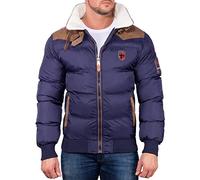 Geographical Norway Herren Parka Abramovitch Winterjacke Steppjacke Navy L