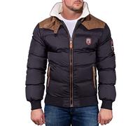 Geographical Norway Herren Parka Abramovitch Winterjacke Steppjacke Schwarz M