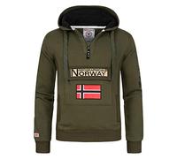 Geographical Norway Herren Pullover Gymclass Kaki L