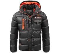 Geographical Norway Herren Steppjacke Citernier Black - 3XL - mit UD Beanie