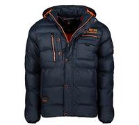 Geographical Norway Herren Steppjacke Citernier Navy - S - mit UD Beanie