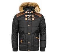Geographical Norway Herren Winter Jacke Parka Belphegor (XX Large, Schwarz)