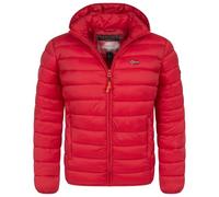 Geographical Norway Herren Winter Jacke warm gefüttert Parka Steppjacke Outdoor gesteppt, Farbe:Rot, Größe:XXL