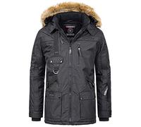 Geographical Norway Herren Winter Parka Chirac Black - M - mit UD Bandana