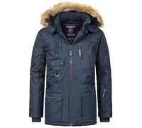 Geographical Norway Herren Winter Parka Chirac Darkblue - S - mit UD Bandana