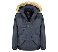 Geographical Norway Herren Winter Parka Chirac Navy - L - mit UD Bandana
