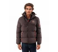 Geographical Norway Herren Winterjacke Verveine Darkgrey -7XL - mit UD Beanie