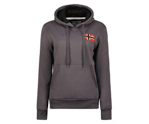Geographical Norway Hoodie "Genifer" in Dunkelgrau - Größe XXL | Damen Sweatshirts Jacken