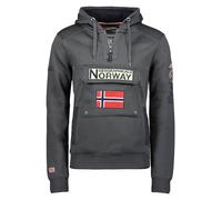 Geographical Norway Hoodie "Gymclass" in Anthrazit - Größe XXL | Herren Sweatshirts Jacken