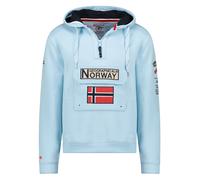 Geographical Norway Hoodie "Gymclass" in Hellblau - Größe M | Herren Sweatshirts Jacken