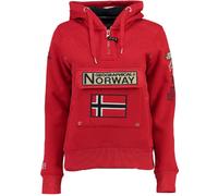 Geographical Norway Hoodie "Gymclass" in Rot - Größe M | Damen Sweatshirts Jacken