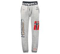 Geographical Norway Myer Men Distribrands - Jogginghose Herren Casual Style - Kleidung Qualität Sport Bequem Weich - Herren Jogginghose Baumwolle (Hellgrau L)