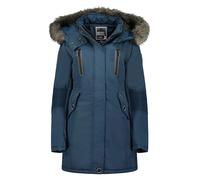Geographical Norway Damen Jacke Winterparka Coracle/Coraly XL-Fellkapuze Navy S