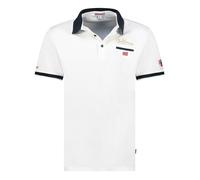 Geographical Norway Poloshirt "Kara" in Weiß - Größe S | Herren Plussize