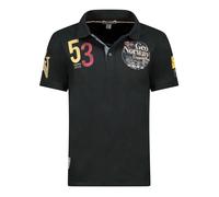 Geographical Norway Poloshirt "Kelan" in Schwarz - Größe M | Herren Plussize