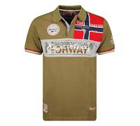 Geographical Norway Poloshirt "Kidney" in Khaki - Größe XL | Herren Plussize