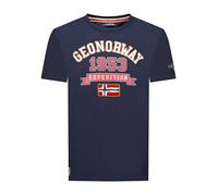 Geographical Norway Shirt "Jollegio" in Dunkelblau - Größe S | Herren Plussize