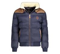 Geographical Norway Abraham Herren Winterjacke Jacke Steppjacke Stepp Gr. S-5XL (Navy, L)