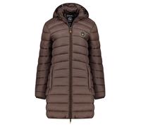 Geographical Norway Steppmantel "Atikamap" in Dunkelbraun - Größe L | Damenjacken