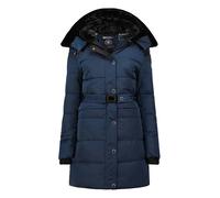 Geographical Norway Damen Winter Jacke Mantel Parka Steppjacke Steppmantel Wintermantel, Farbe:Navy, Größe:L 40