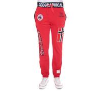 Geographical Norway Sweathose Myer RED DB Men 317 rot Herren (WY8619H/GN-Red) sportlich, bequem, komfortabel, Logo XL