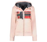 Geographical Norway Sweatjacke "Farlotte" in Rosa - Größe S | Damen Sweatshirts Jacken
