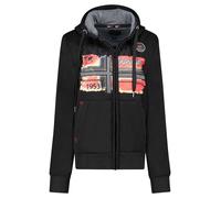 Geographical Norway Sweatjacke "Farlotte" in Schwarz - Größe XL | Damen Sweatshirts Jacken