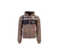 Geographical Norway Sweatjacke "Garadock" in Hellbraun - Größe 152 | Kinder Sweatshirts Jacken