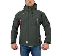 Geographical Norway Tangata Herren Softshell Funktions Outdoor (Blau, Large) (Grau, X Large)