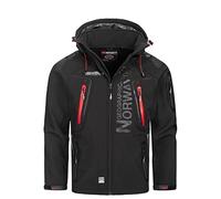 Geographical Norway Tangata Herren Softshell Funktions Outdoor (Blau, Large) (Schwarz, Large)