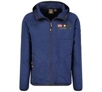 Geographical Norway Tiparni Herren-Fleece, dick, warm, Reißverschluss, Sweatjacke, Winter, warm, für Herren, weich - Sweatshirt mit langen Ärmeln - ideal für Herbst Winter (Marineblau M), marine, M
