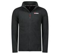 Geographical Norway TUG FZ Black GTX Men 224 (WY9521H/GN-Black) Schwarzer Herren-Fleecepullover, warm, reguläre Passform, Reißverschluss 3XL