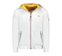 Geographical Norway Übergangsjacke "Arrivial" in Weiß - Größe M | Herren Plussize