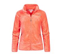 Geographical Norway Upaline Lady - Fleece Fine Frauen Warm Fermetur Zip - Jacke Herbst Winter Frühling Warm Frauen - Long Sleeve Pullover Pelz Weich Komfort Outdoor (Lachs S-Größe 1)