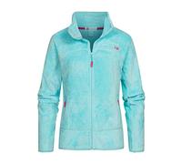 Geographical Norway Upaline Lady - Fleece Fine Frauen Warm Fermetur Zip - Jacke Herbst Winter Frühling Warm Frauen - Long Sleeve Pullover Pelz Weich Komfort Outdoor (Türkis S-Größe 1)