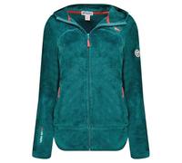 Geographical Norway Upalood Lady - Fleecejacke Damen Frauen Warm Schließen Zip - Jacke Fleece Herbst Winter Frühling Warm Frauen - Long Sleeve Pullover Weich Komfort Outdoor (Dunkelgrün M)