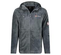 Geographical Norway Upload Men - Fleece Halbdick Mann Warm Fermetur Zip - Jacke Herbst Winter Frühling Warm Männer - Langarm Pullover Weich Komfort Outdoor (Dunkelgrau L)