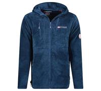 Geographical Norway Upload Men - Fleece Halbdick Mann Warm Fermetur Zip - Jacke Herbst Winter Frühling Warm Männer - Langarm Pullover Weich Komfort Outdoor (Marineblau L)