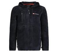 Geographical Norway Upload Men - Fleece Halbdick Mann Warm Fermetur Zip - Jacke Herbst Winter Frühling Warm Männer - Langarm Pullover Weich Komfort Outdoor (Schwarz XL)