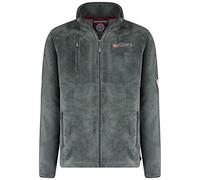 Geographical Norway Upload Men - Fleecejacke Herren Warm Dicker Reißverschluss - Sweatshirtjacke Winter Warm Herren Weich - Sweatshirt Weiches Futter Lange Ärmel (Dunkelgrau XL)