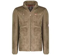 Geographical Norway Upload Men - Fleecejacke Herren Warm Dicker Reißverschluss - Sweatshirtjacke Winter Warm Herren Weich - Sweatshirt Weiches Futter Lange Ärmel (Taupe L)