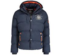 Geographical Norway Herren Parka Jacke Verveine Kapuze Patches WU5932H/GNO Größe XL Farbe navy